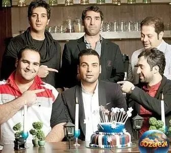 کیک تولد احسان علیخانی