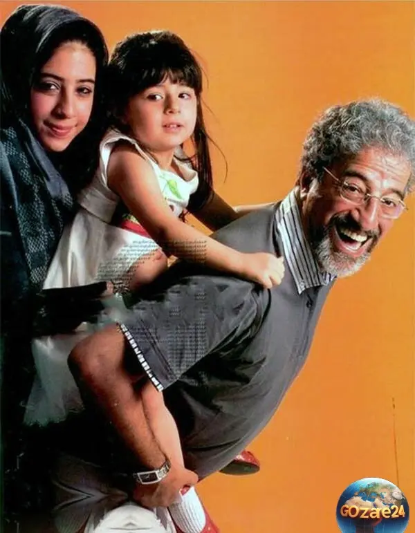 علیرضا خمسه و همسرش