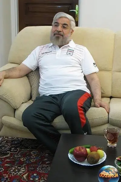 میز پذیرایی حسن روحانی