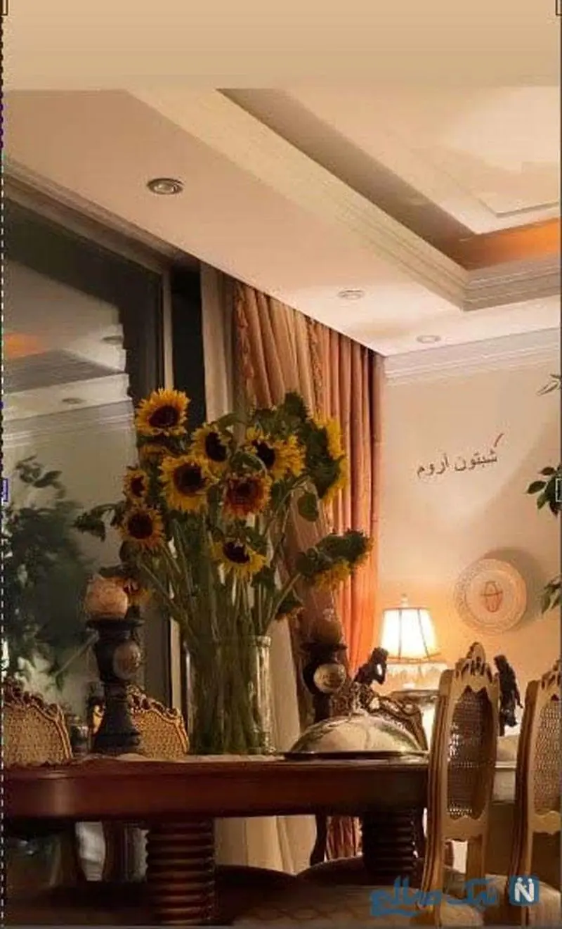 دکوراسیون شیک خانه بازیگر مشهور