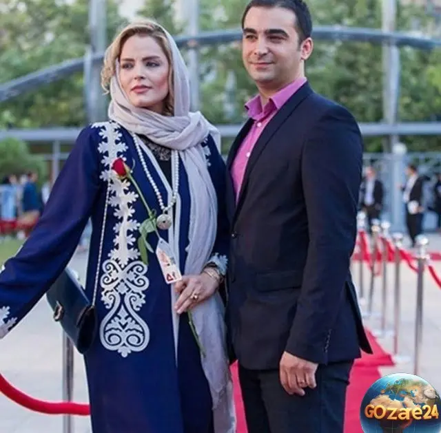  سپیده خداوردی با همسرش