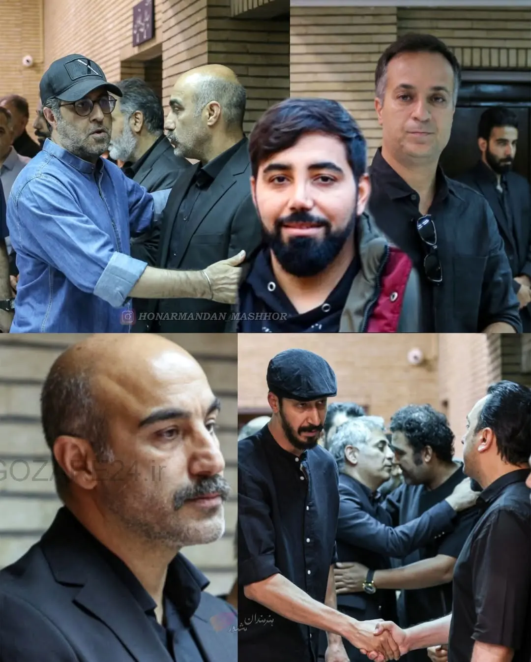 ویدیو دیده‌نشده از مراسم ختم شهید علیرضا تنابنده با حضور هنرمندان