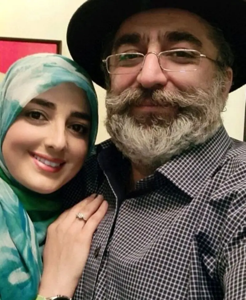  ستاره سادات قطبی و همسرش
