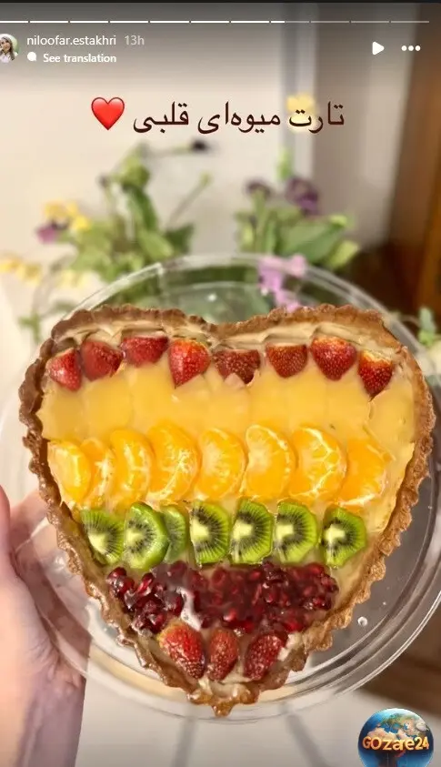 غذای مادر شاهرخ استخری