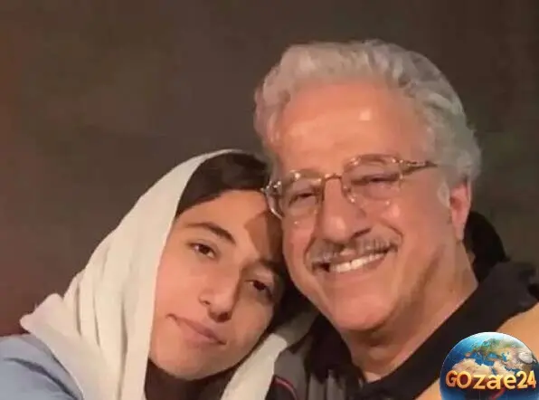 علیرضا خمسه و دخترش گلسا