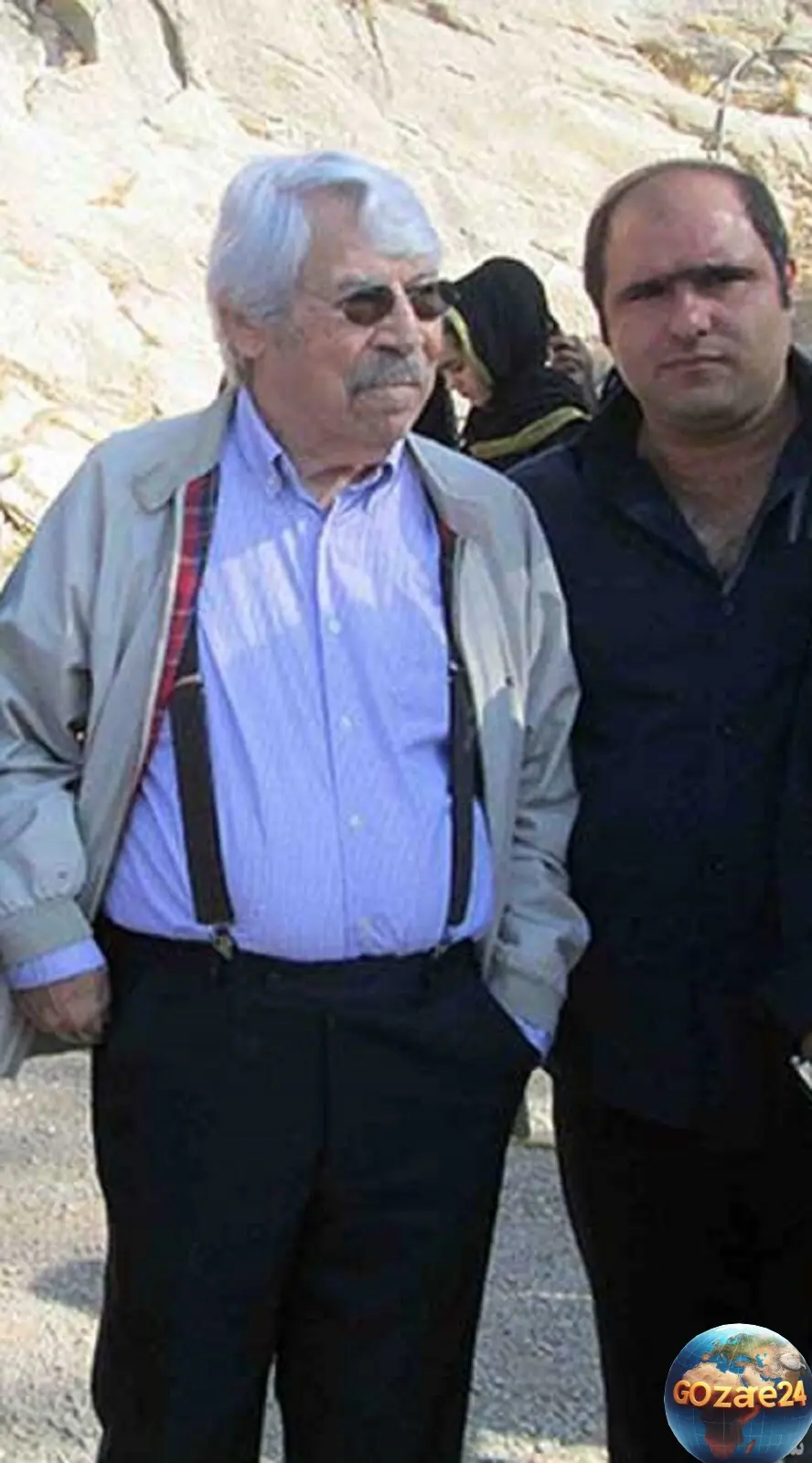 کاظم نوربخش در کنار داود رشیدپور 