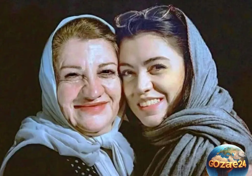 ناهید مسلمی و دخترش