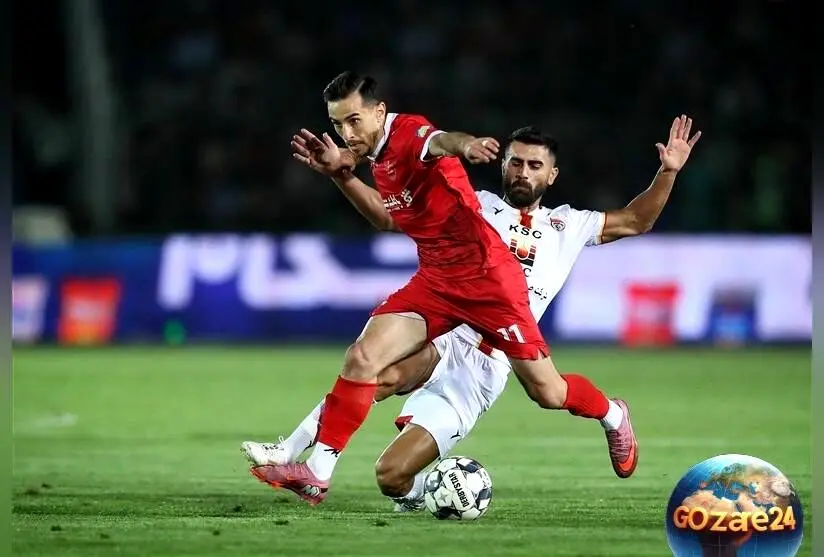 خلاصه بازی پرسپولیس و فولاد خوزستان | سوپرگل‌ها و لحظات مهیج با نتیجه تساوی 1-1 در لیگ برتر 1404-1405