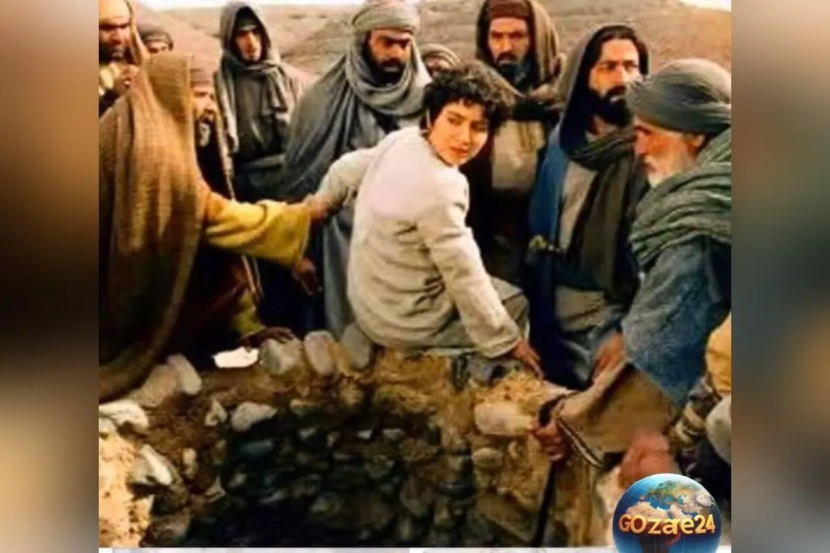 تصاویر نایاب و دیدنی از پشت صحنه سریال یوسف پیامبر؛ لحظه‌سازی در چاه و برادران شرور در سال 1385