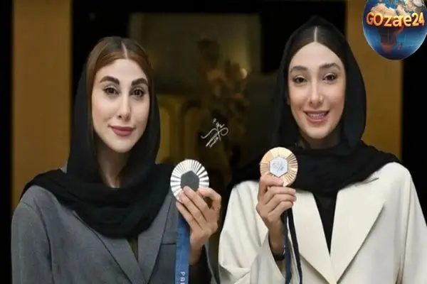 حضور پرانرژی امین حیایی در مراسم بزرگداشت قهرمانان المپیک 2024 مبینا نعمت زاده و ناهید کیانی