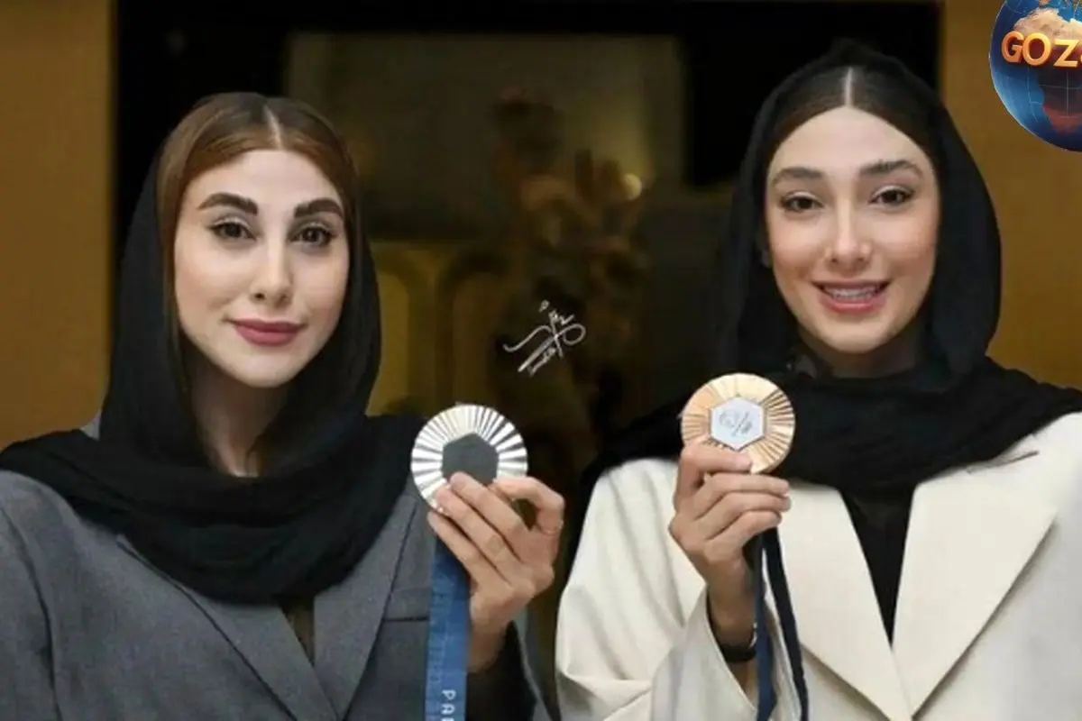 حضور پرانرژی امین حیایی در مراسم بزرگداشت قهرمانان المپیک 2024 مبینا نعمت زاده و ناهید کیانی
