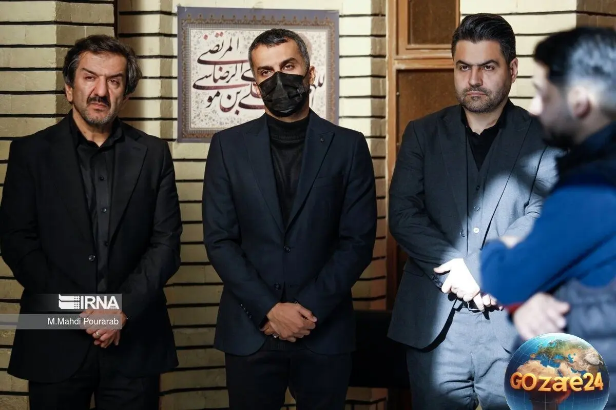 حضور جمعی از کادرفنی تیم ملی فوتبال در مراسم ترحیم مادر میثاقی / عکس‌های احساسی و عرض ارادت جمعی