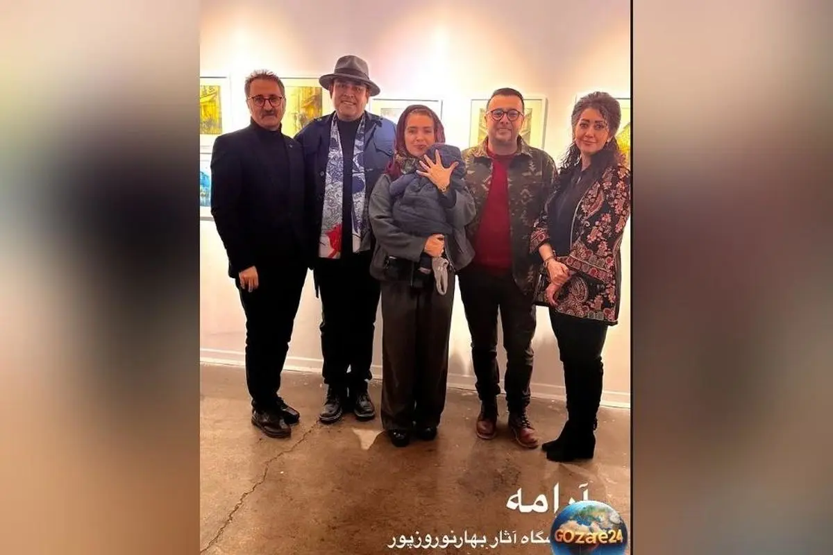 حضور پرشور هنرمندان در افتتاحیه نمایشگاه "آرامه" با تصاویر دیدنی