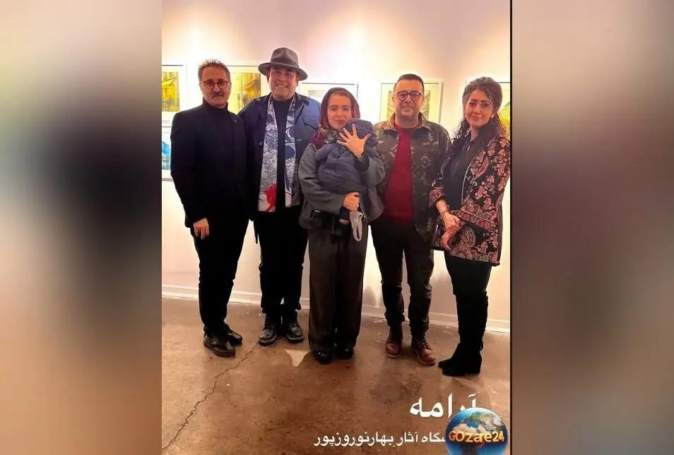 حضور پرشور هنرمندان در افتتاحیه نمایشگاه "آرامه" با تصاویر دیدنی