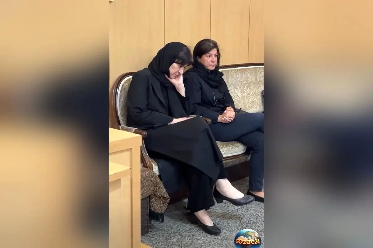 مراسم بزرگداشت مادر ریما رامین‌فر در مسجد الزهرا با چیدمان لاکچری میز عزای و حضور هنرمندان مشهور