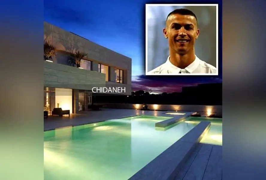 تصاویر و جزئیات طراحی داخلی خانه لوکس کریستیانو رونالدو در مادرید اسپانیا