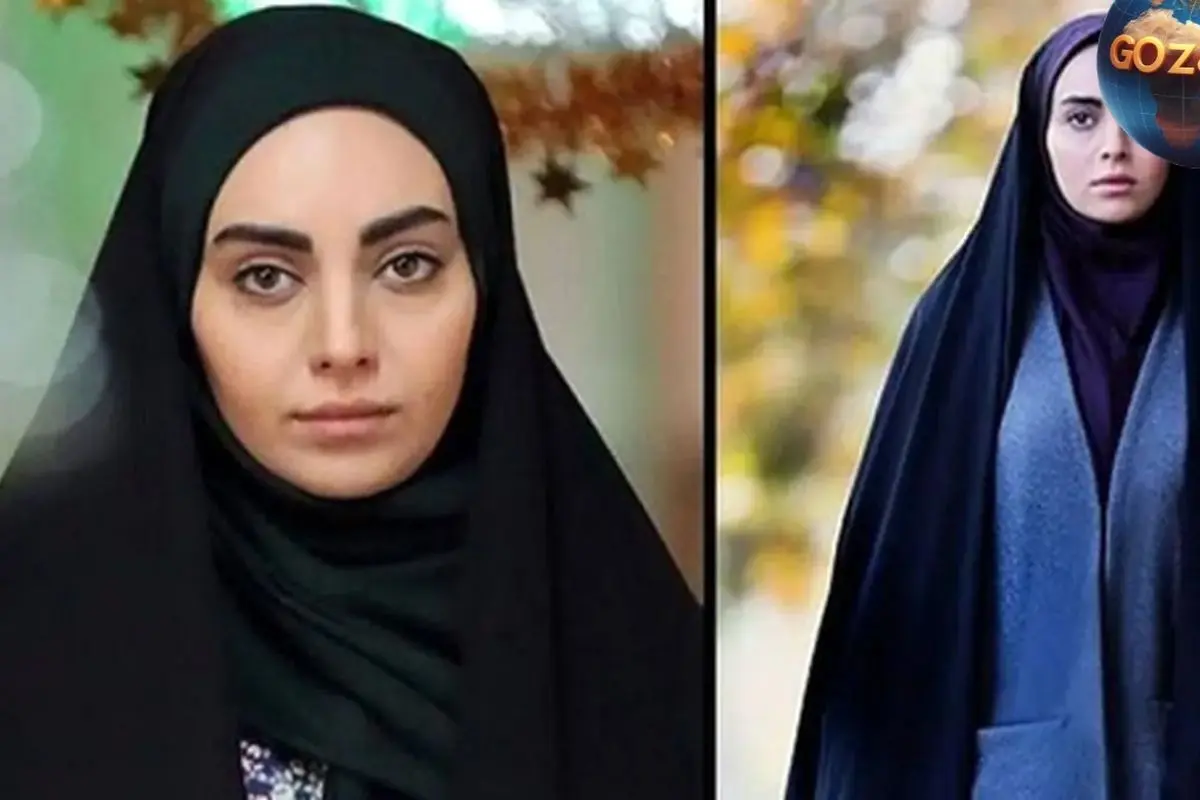 استایل جذاب مهشید جوادی در خیابان با مانتوی آستین پفکی و لباس عروسکی زیبا