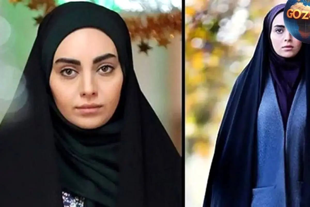 استایل جذاب مهشید جوادی در خیابان با مانتوی آستین پفکی و لباس عروسکی زیبا