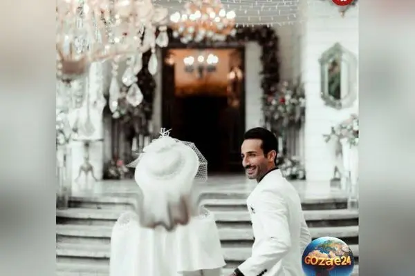 مراسم عروسی باشکوه مهران ضیغمی با طراحی لوکس، حلقه‌های طلایی و سفره عقد مجلل + تصاویر اختصاصی