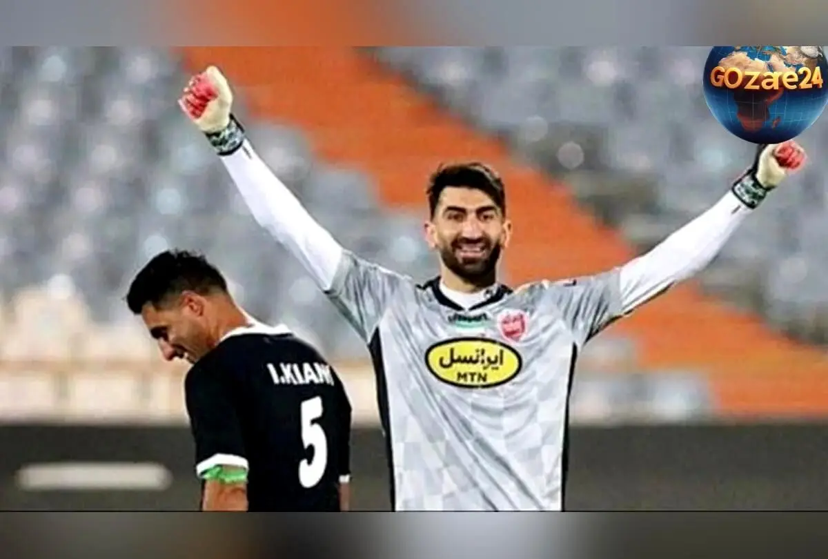 حضور عاشقانه همسر و دختر بیرانوند در ورزشگاه آزادی برای تشویق پرسپولیس + عکس