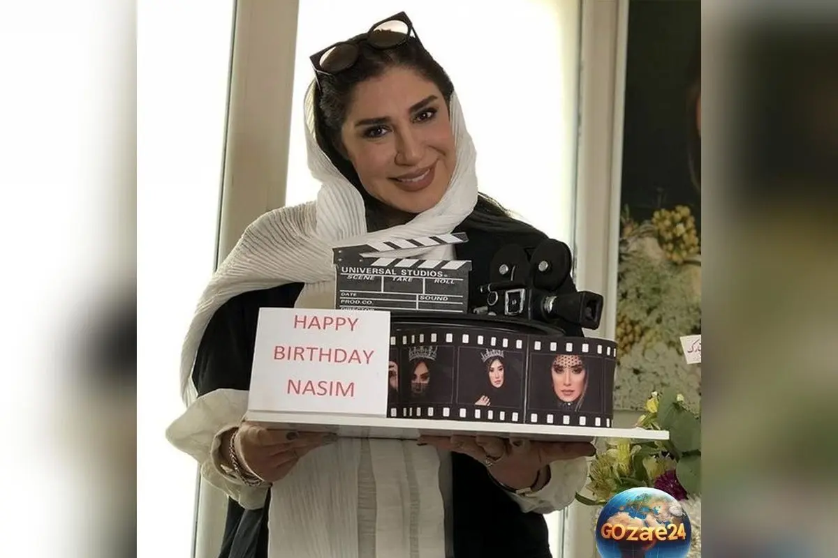 نسیم ادبی در جشن تولد 49 سالگی با کیک مخملی ردولوت؛ تصاویر خاص و دلگرم‌کننده از هنرمند محبوب کشورمان