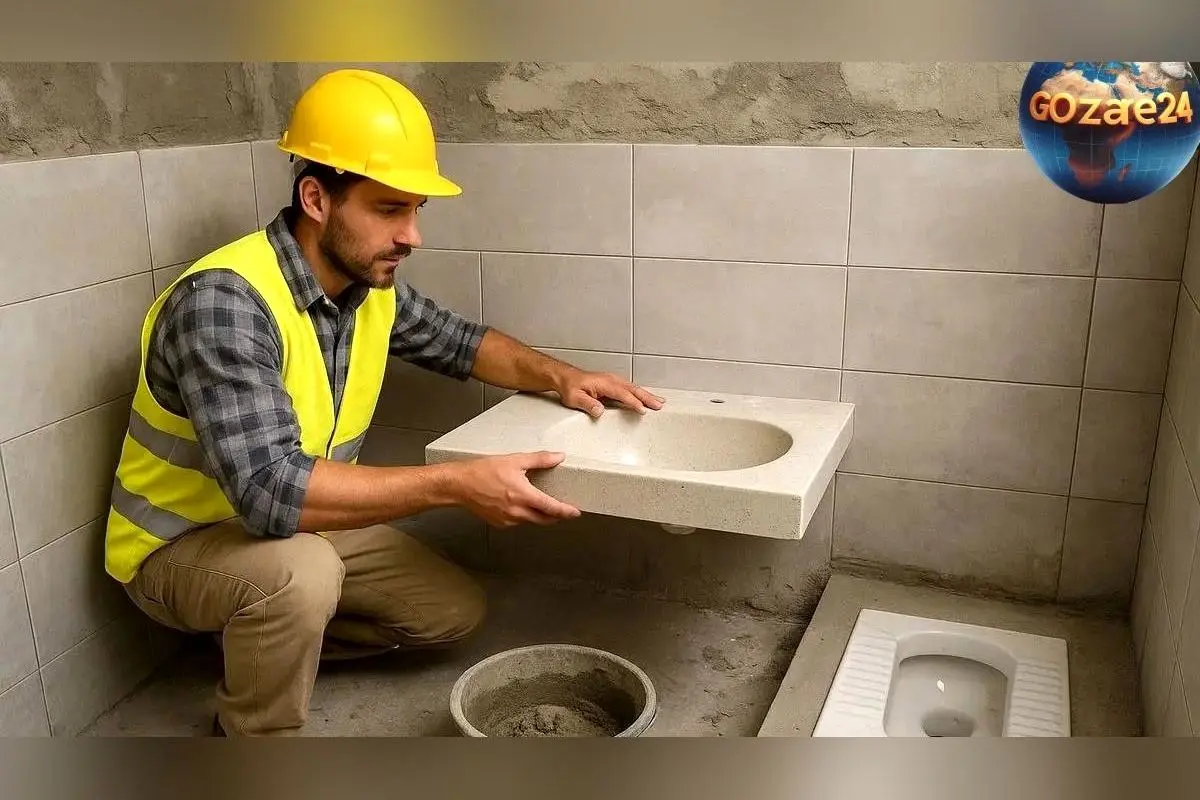 ایده نوین در طراحی سرویس بهداشتی: سنگ توالت کنار روشویی، مرزهای معماری داخلی را جابجا کرد