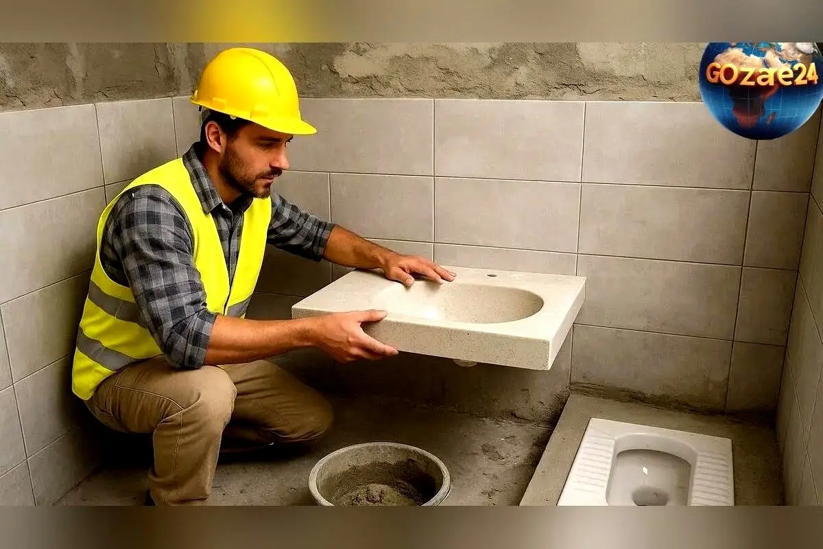 ایده نوین در طراحی سرویس بهداشتی: سنگ توالت کنار روشویی، مرزهای معماری داخلی را جابجا کرد