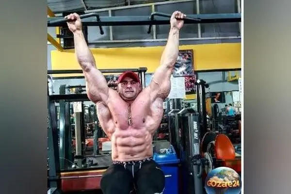 تمرینات طاقت‌فرسا و رقابت هیجان‌انگیز جعفر غفارنژاد، بدنساز ایرانی، مقابل هادی چوپان + فیلم