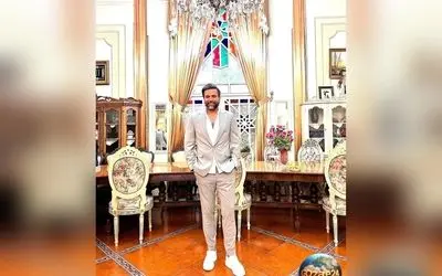 بررسی خانه لوکس و مدرن علیرضا نیک‌بخت با چیدمان کلاسیک، رنگ‌های خنثی و عناصر تزئینی منحصر به فرد