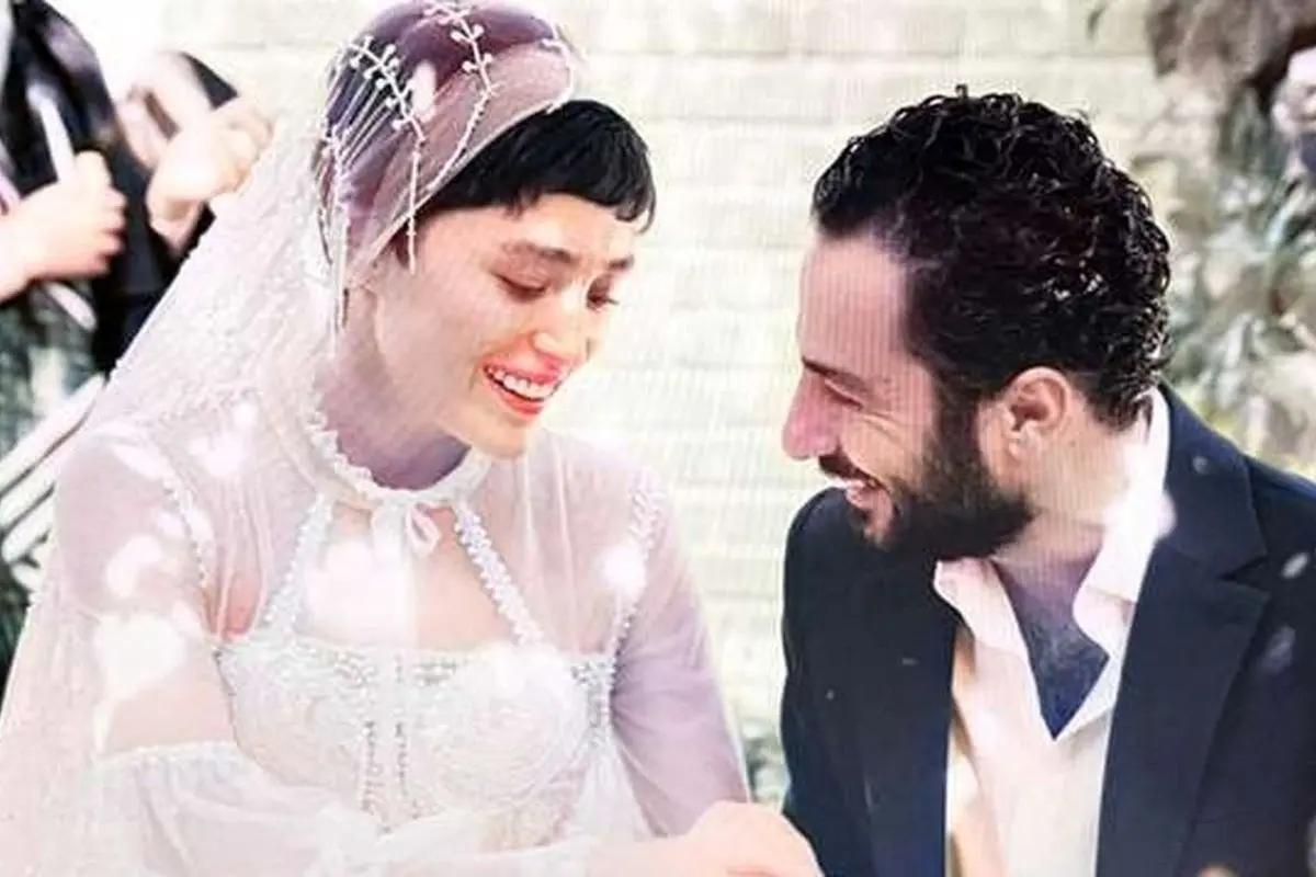 چیدمان خاص سفره عقد نوید محمدزاده و فرشته حسینی در سبک پرنسس‌های دیزنی در دل طبیعت + عکس