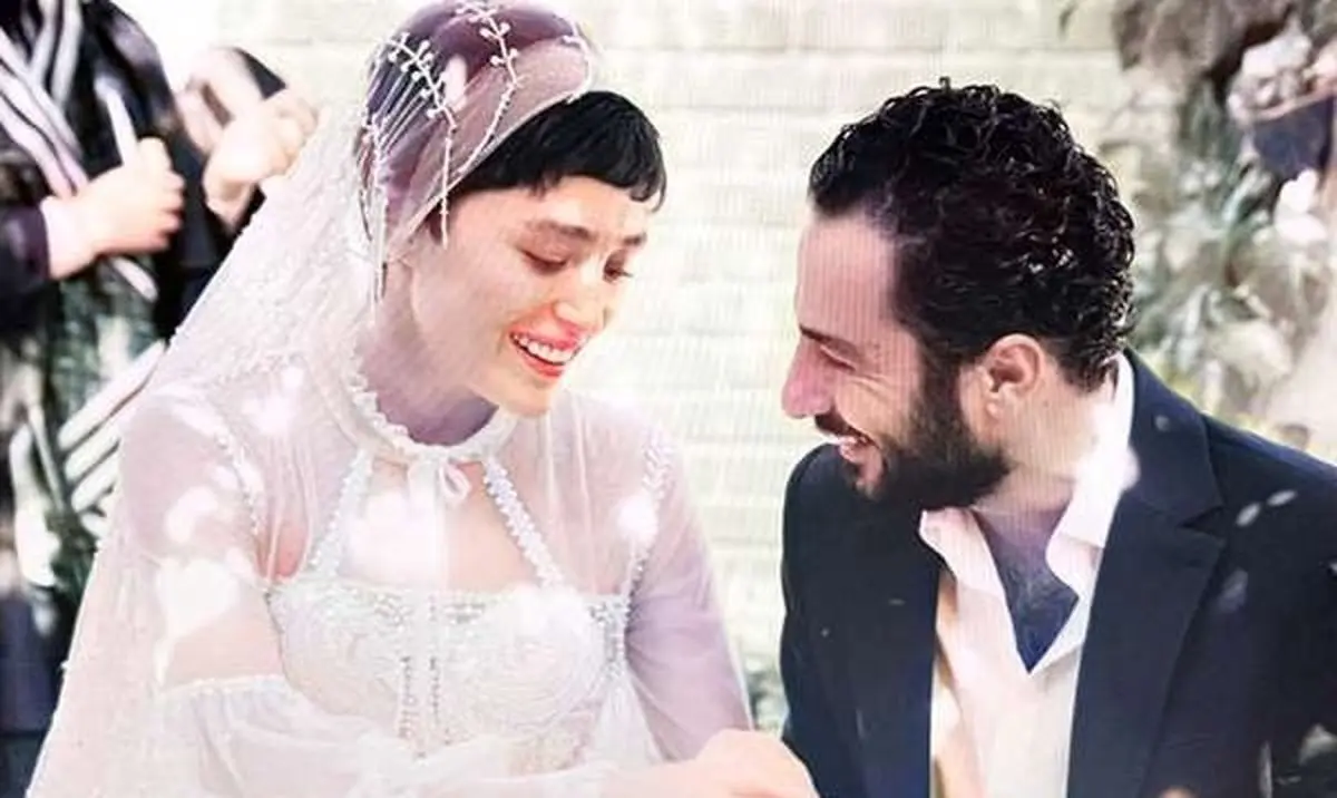 چیدمان خاص سفره عقد نوید محمدزاده و فرشته حسینی در سبک پرنسس‌های دیزنی در دل طبیعت + عکس