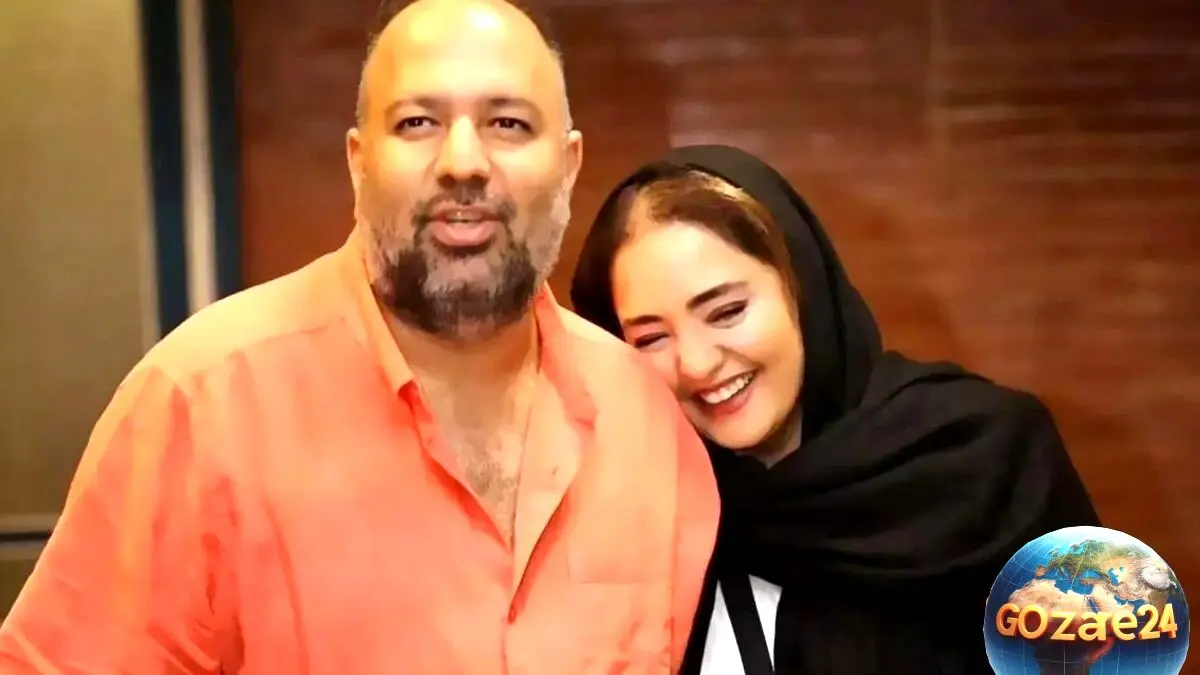 علی اوجی و همسر نرگس محمدی در کنار ماشین لوکس هوشمندشان در جدیدترین عکس هنری