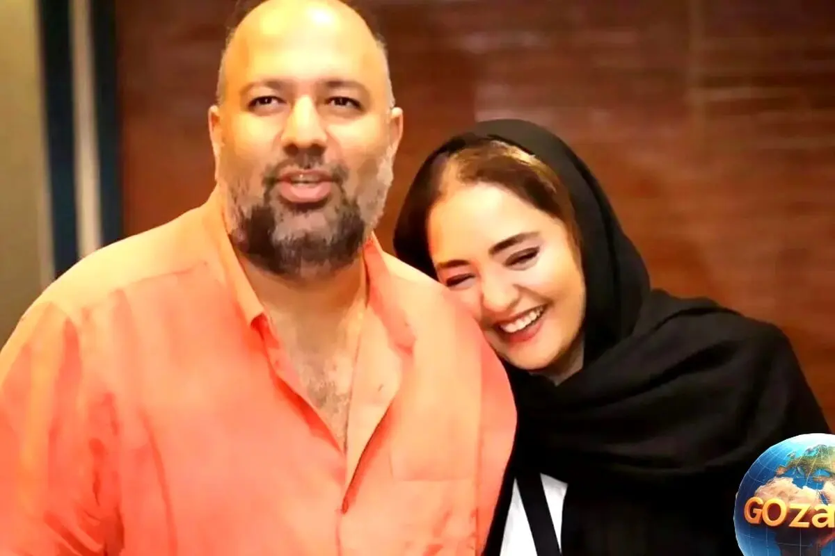 علی اوجی و همسر نرگس محمدی در کنار ماشین لوکس هوشمندشان در جدیدترین عکس هنری