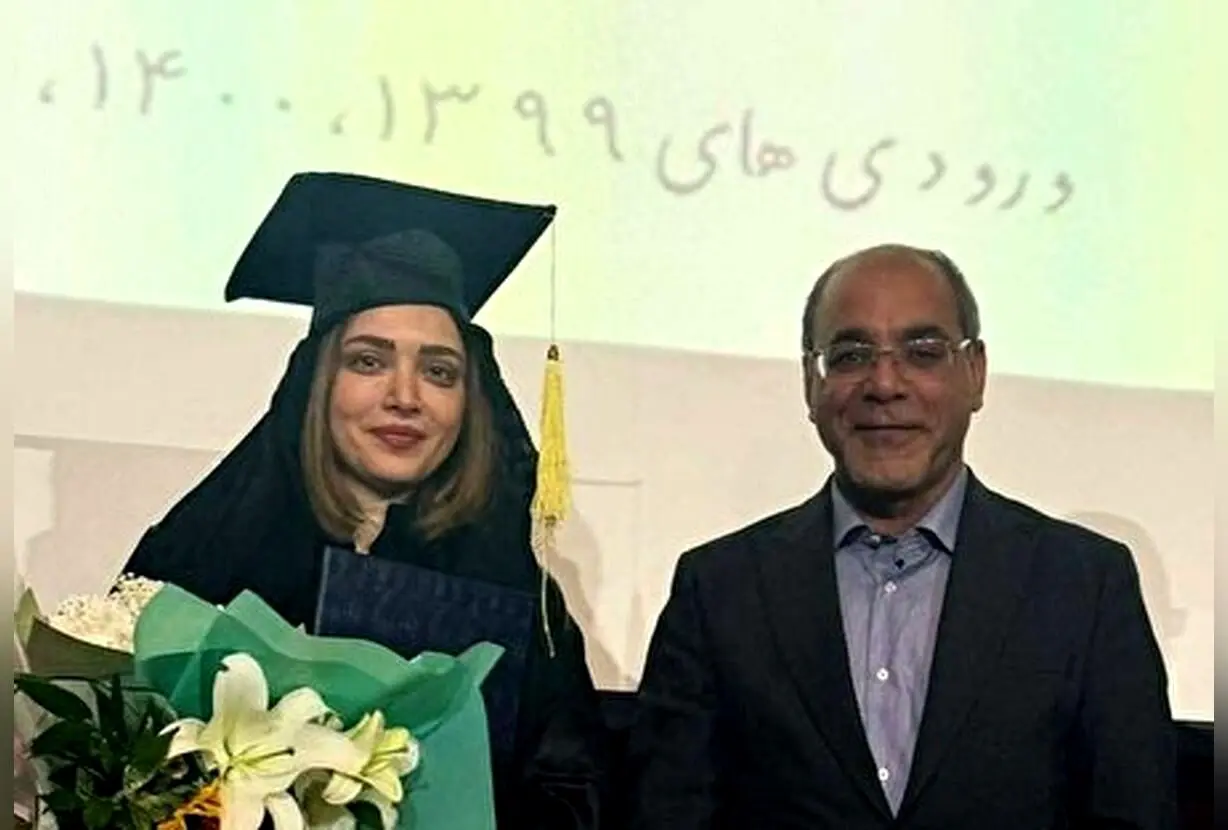 واکنش دانشگاه آزاد به حاشیه‌های مراسم دفاع بهنوش طباطبایی: حضور بادیگارد و تشریفات زائد