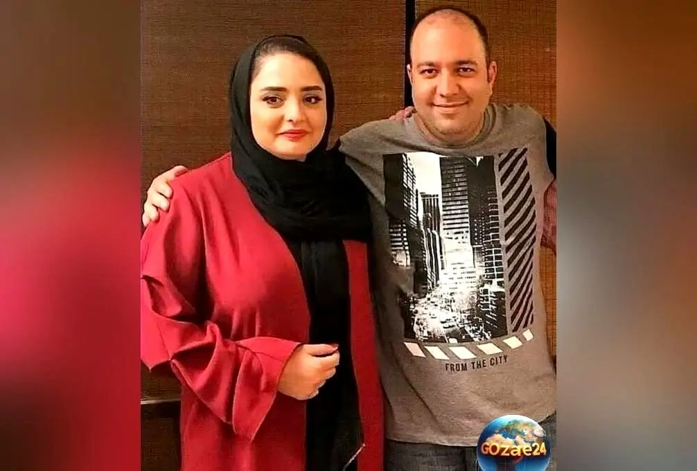تصویر جدید نرگس محمدی و واکنش‌ها به آرایش نامناسب همسرش علی اوجی + عکس
