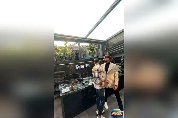 کافه لوکس و مدرن علیرضا بیرانوند در شمال تهران با دکوراسیون رویایی و فضای دنج