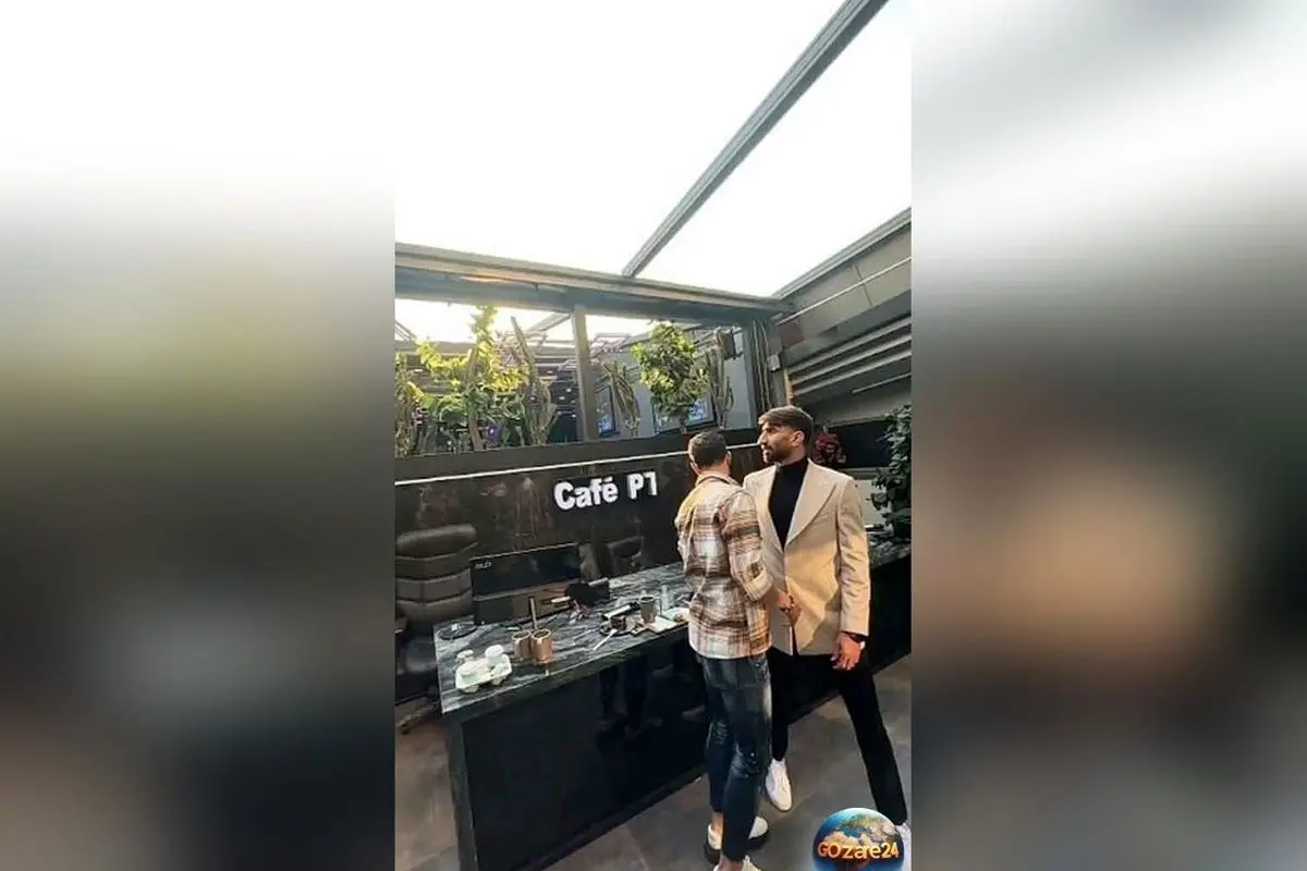 کافه لوکس و مدرن علیرضا بیرانوند در شمال تهران با دکوراسیون رویایی و فضای دنج