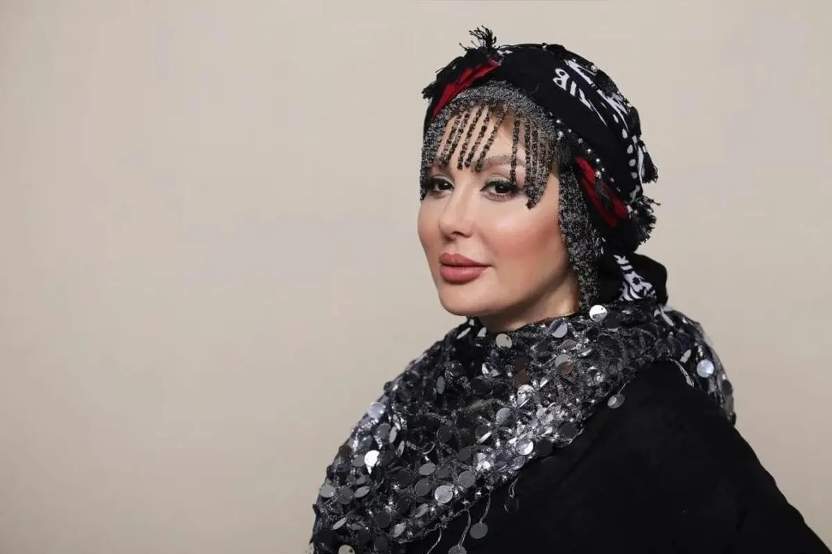 تولد نیوشا ضیغمی با نقش فرش اصیل ایرانی درخشان شد | نماد هنر و فرهنگ ایرانی