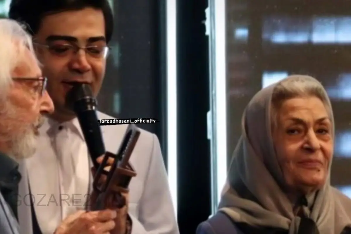 عکس خاصی از ژاله علو و جمشید مشایخی که فرزاد حسنی استوری کرد | دو استادی که دیگر نزد ما نیستند