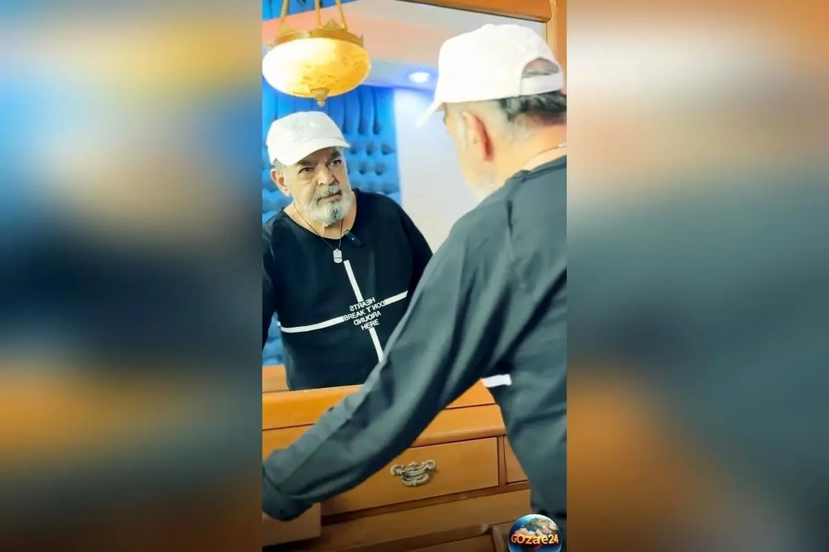 تصاویر و بررسی کامل چیدمان و دکوراسیون لوکس اتاق خواب حمید لولایی بازیگر شفرونی | لوستر، پرده‌های آبی و نورپردازی منحصربه‌فرد