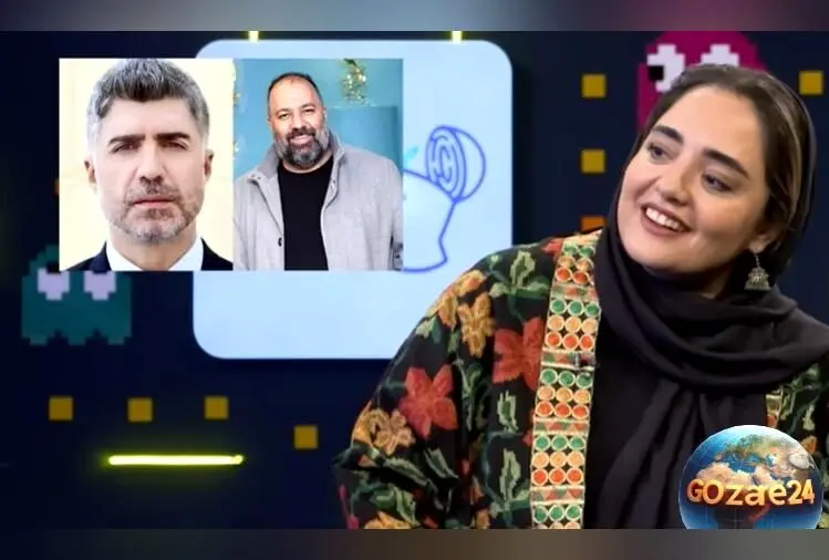 نرگس محمدی در واکنش به قیاس مچ نرگس محمدی و اوزجان دنیز: «علی از اوزجان خیلی خوشتیپ‌تره!» + ویدیوی جنجالی و جزئیات برنامه پامپ امیرحسین قیاسی