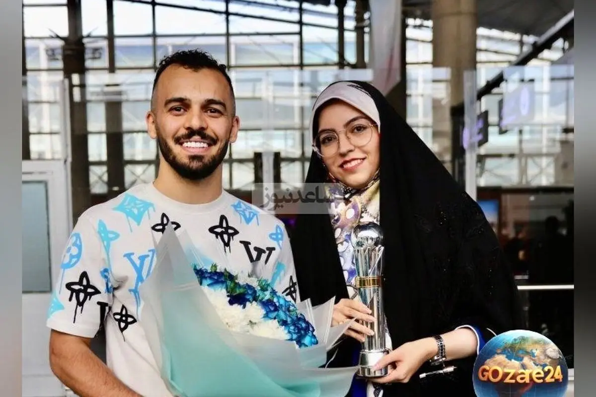 عکسهای مراسم عقد سالار آقاپور، مرد سال آسیا، در حرم امام رضا(ع) با همسر چادریاش + جزئیات و تصاویر