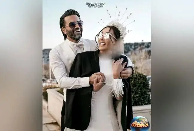 عکس‌ها و ویدئوهای سالگرد ازدواج علیرضا نیکبخت و همسرش مونا خانوم در قصر شاهانه + استایل ست جذاب و خلاقیت اوستا قناد تهرانی