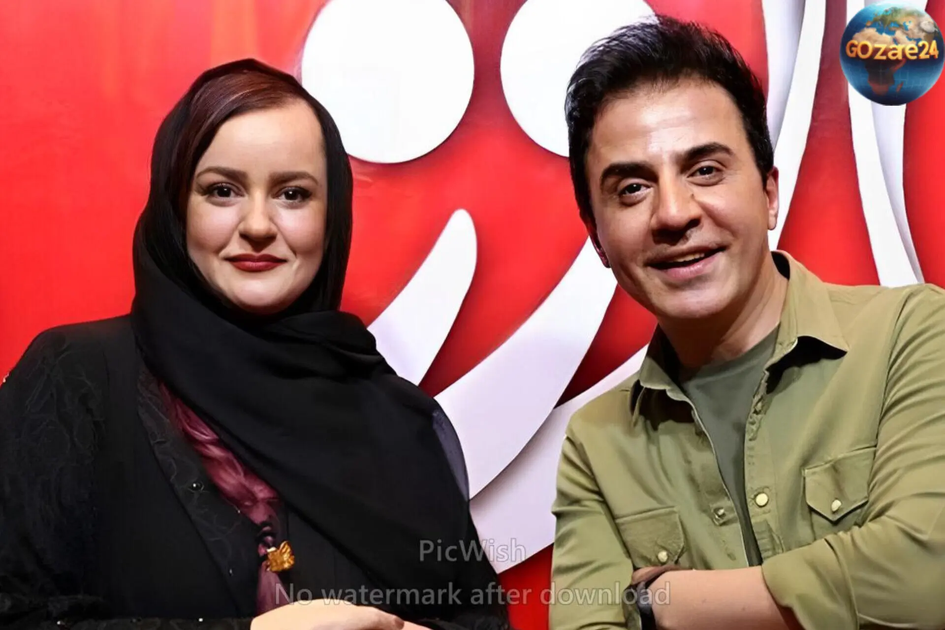 عموپورنگ در استایل خنده‌دار و زنانه با نعیمه نظام‌دوست در سلفی متفاوت؛ عمراً این تیپ را دیده‌اید + عکس