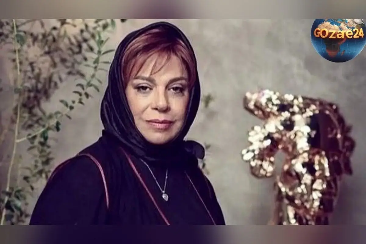 گوهر خیراندیش با استایل ایرانی سنتی و طراحی پارچه‌ الهام‌گرفته از هنر ایرانی در کنار پسرش + عکس
