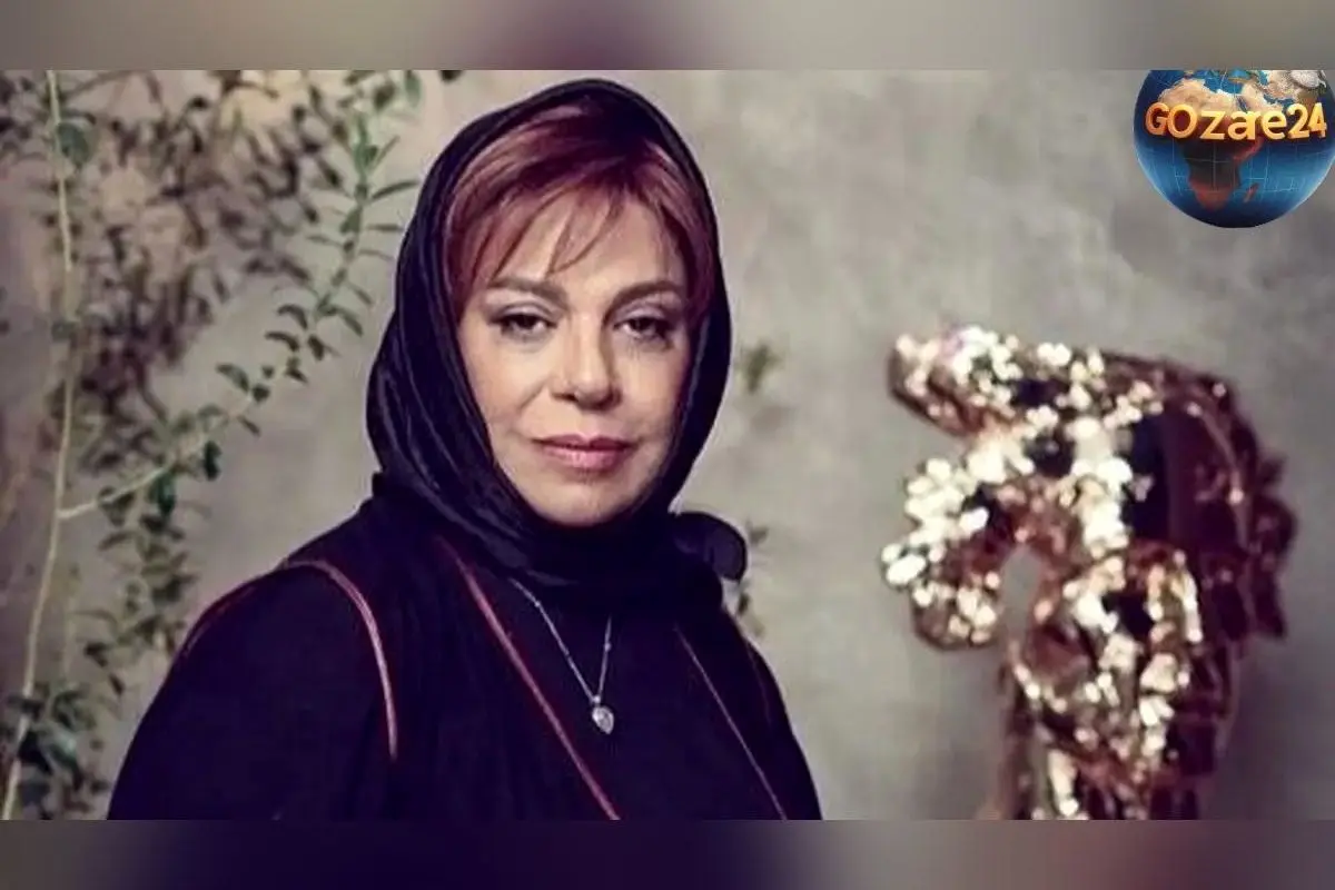 گوهر خیراندیش با استایل ایرانی سنتی و طراحی پارچه‌ الهام‌گرفته از هنر ایرانی در کنار پسرش + عکس