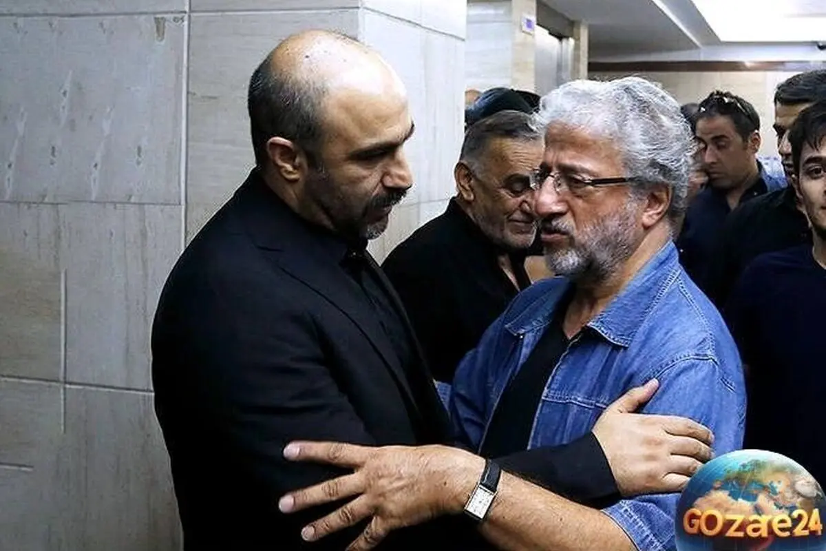 تصویری باشکوه از خانه ابدی و گلباران شده پدر محسن تنابنده در مراسم ترحیم با حضور هنرمندان کشور