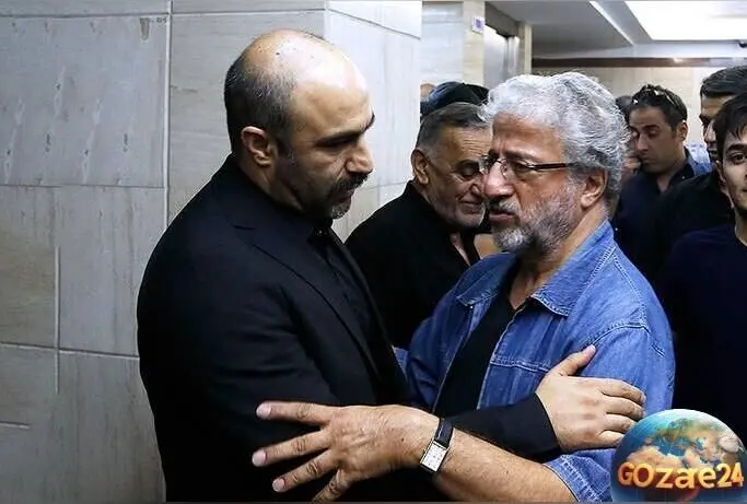 تصویری باشکوه از خانه ابدی و گلباران شده پدر محسن تنابنده در مراسم ترحیم با حضور هنرمندان کشور