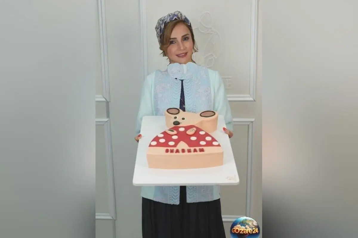 شبنم قلی‌خانی و دخترش با کیک تولد بامزه موشی مدرسه، آرزوی قناد بودن و زندگی در دبی | ویدیوی جالب