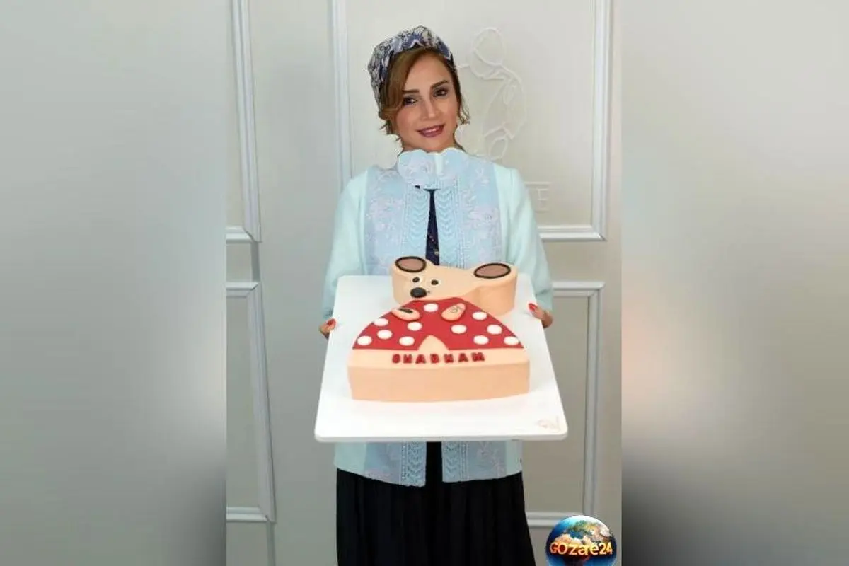 شبنم قلی‌خانی و دخترش با کیک تولد بامزه موشی مدرسه، آرزوی قناد بودن و زندگی در دبی | ویدیوی جالب